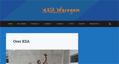Desktop Screenshot of ksawaregem.be